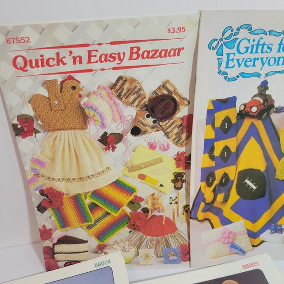 Toys Knick Knacks & Gifts Mixed Lot of Vintage Crochet and Needlecraft Patterns - Picture 4 of 6